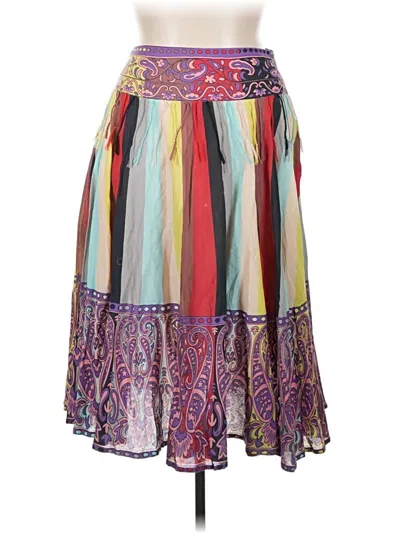 Pre-owned J. Peterman Casual Skirt In Purple