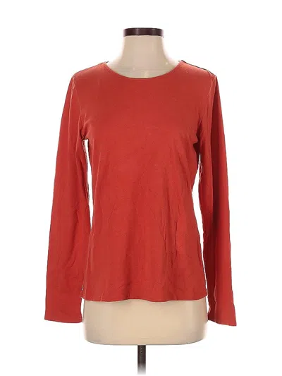 Pre-owned J. Peterman Long Sleeve T-shirt In Red
