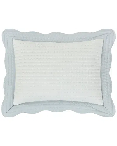 J. Queen Cottage Amherst Quilted Sham In Blue
