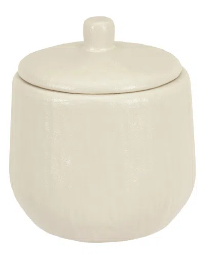 J. Queen Modern Stefano Bath Accessories Jar In Neutral