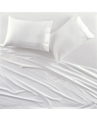 J Queen New York J. Queen New York 300 Thread Count Premier Sateen 4pc Sheet Set In White