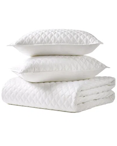J QUEEN NEW YORK J. QUEEN NEW YORK 300 THREAD COUNT PREMIER SATEEN FULL/QUEEN 3PC QUILT SET