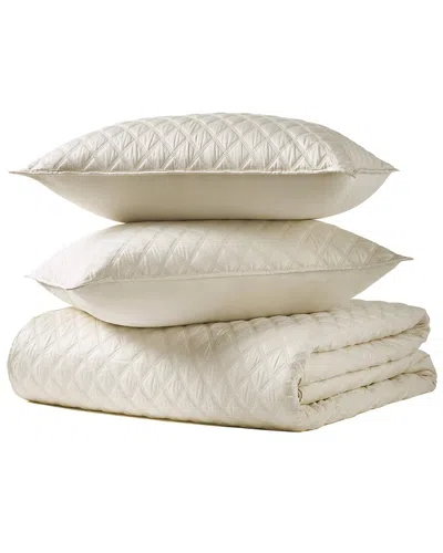J QUEEN NEW YORK J. QUEEN NEW YORK 300 THREAD COUNT PREMIER SATEEN FULL/QUEEN 3PC QUILT SET