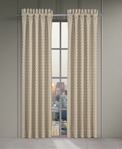 J Queen New York Alaro Window Panel Pair, 50 X 84" In Gold