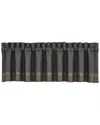 J Queen New York Alaro - Slate Window Straight Valance