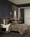 J Queen New York Amara 4 Pc. Comforter Set, California King In Indigo