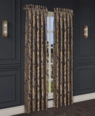J Queen New York Amara Window Panel Pair, 50" X 84" In Indigo