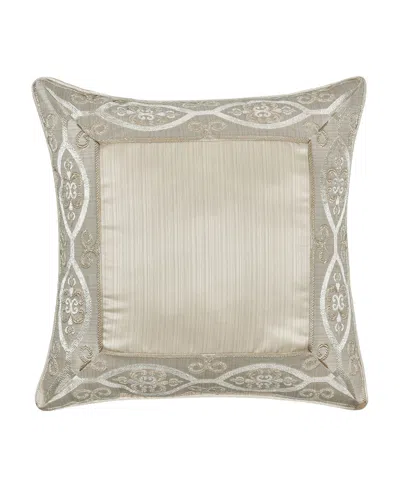 J Queen New York Amaretto Square Decorative Pillow, 18" X 18" In Gold