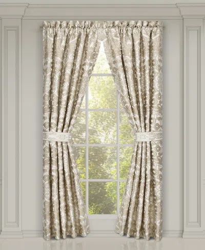 J Queen New York Amaretto Window Panel Pair, 50 X 95" In Gold