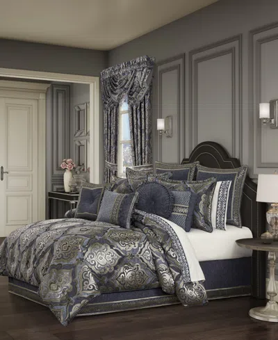 J Queen New York Amici 4 Pc. Comforter Set, Queen In Powder Blue