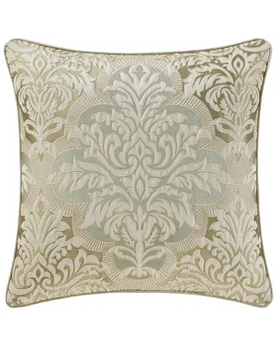 J Queen New York J. Queen New York Anastasia Square Embellished Decorative Pillow In Brown