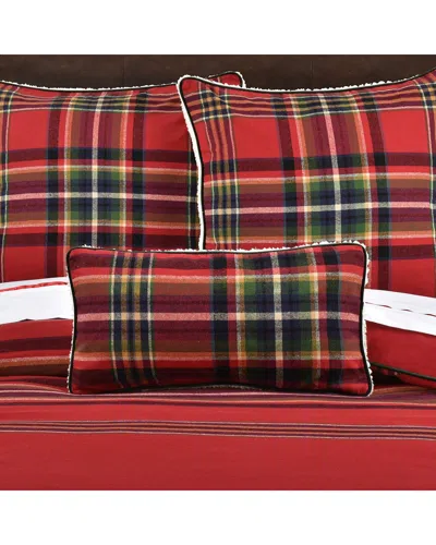J Queen New York J. Queen New York Andrew Plaid Boudoir Decorative Throw Pillow In Red