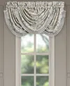 J Queen New York Annabelle Window Waterfall Valance, 33" X 49" In Blue