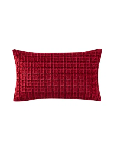 J Queen New York Anya Boudoir Decorative Pillow, 12" X 20" In Red
