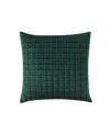 J Queen New York Anya Square Decorative Pillow, 18" X 18" In Green