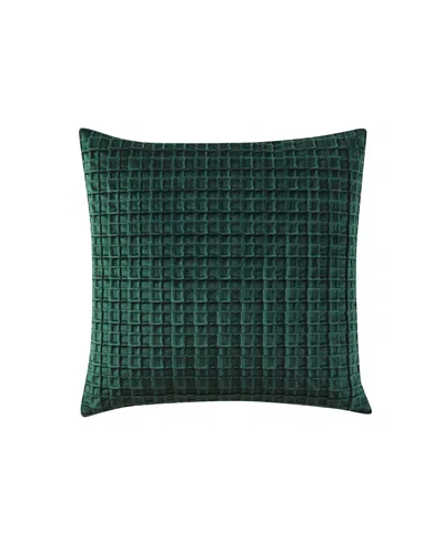 J Queen New York Anya Square Decorative Pillow, 18" X 18" In Green