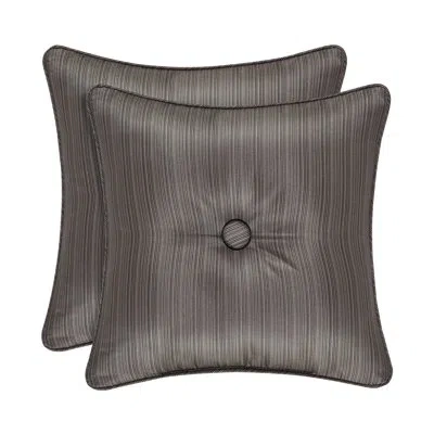 J Queen New York Astoria - Mink 16" Square Decorative Throw Pillow