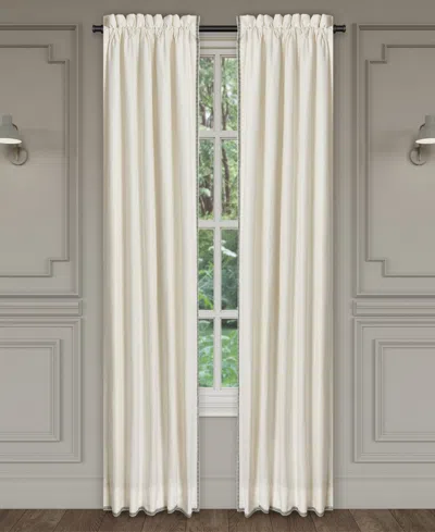 J Queen New York Athena Window Panel Pair, 50" X 95" In Cream