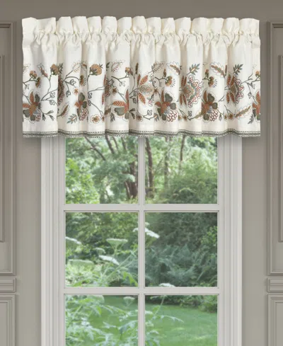 J Queen New York Athena Window Straight Valance, 21" X 88" In Harvest