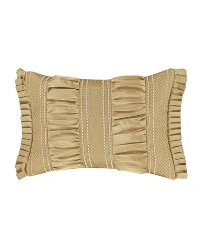 J Queen New York Aurelia Boudoir Decorative Pillow, 15" X 20" In Gold