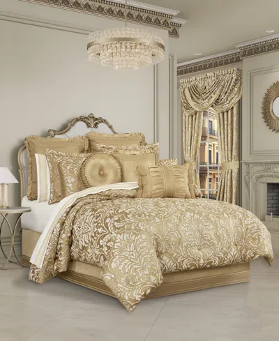 J Queen New York Aurelia Comforter Set, King In Gold