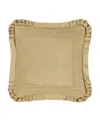 J Queen New York Aurelia Decorative Pillow, 20" X 20" In Gold