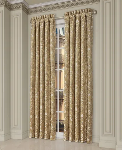 J Queen New York Aurelia Window Panel, 50" X 95" In Gold
