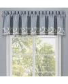 J Queen New York Aurora Straight Window Valance Bedding In Blue