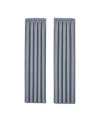 J Queen New York Aurora Window Panel Pair, 50" X 84" In Blue