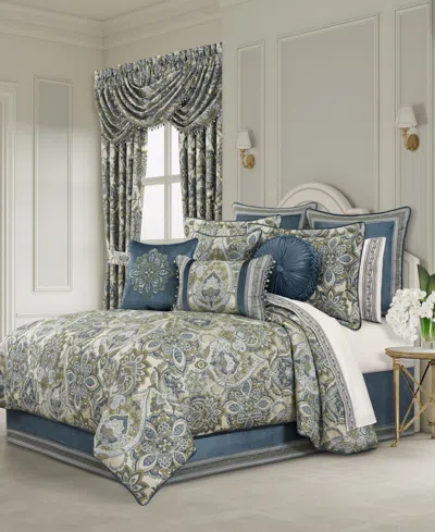J Queen New York Avellino 4-pc. Comforter Set, Queen In Spa