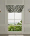 J Queen New York Avellino Window Waterfall Valance, 33" X 49" In Spa