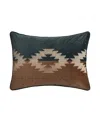 J Queen New York Baja Boudoir Decorative Pillow, 14" X 20" In Brown