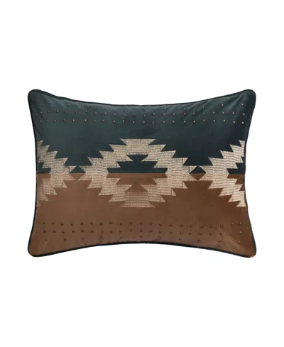 J Queen New York Baja Boudoir Decorative Pillow, 14" X 20" In Blue
