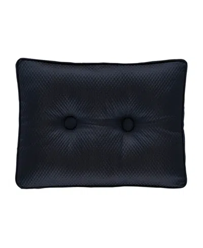 J Queen New York Biagio Boudoir Decorative Pillow, 15" X 20" In Navy