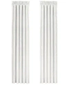J Queen New York Bianco Window Panel Pair, 100" X 84" In White
