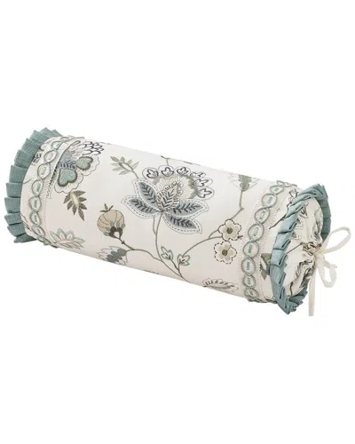 J Queen New York J. Queen New York Blossom View Neckroll Pillow In White