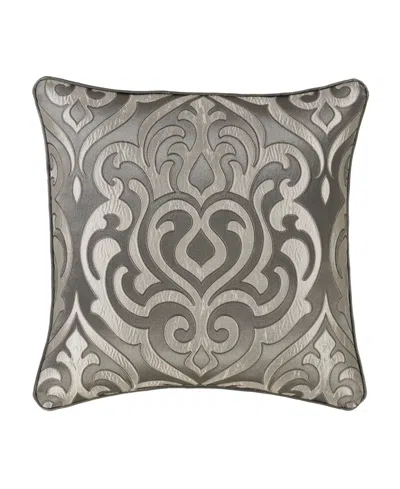 J Queen New York Bolero Decorative Pillow, 20"x 20" In Silver