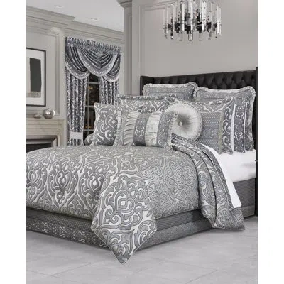 J Queen New York Bolero - Pewter 4pc. Comforter Set