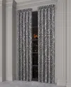J Queen New York Bolero Window Panel Pair, 50" X 84" In Pewter
