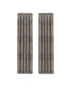 J Queen New York Botticelli Window Panel Pair, 50" X 84" In Navy