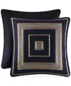 J Queen New York Bradshaw Sham, European In Black