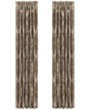 J Queen New York Bradshaw Window Panel Pair, 50" X 84" In Natural