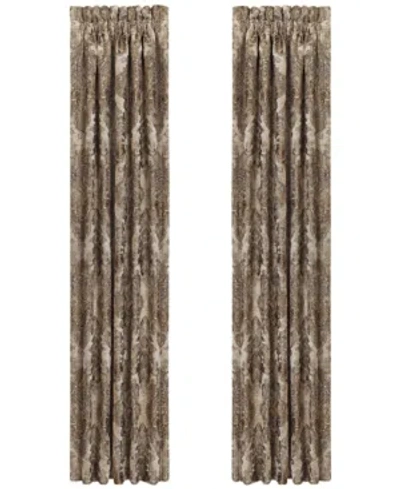 J Queen New York Bradshaw Window Panel Pair, 50" X 84" In Natural