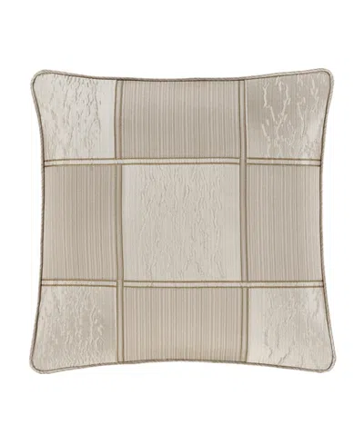 J Queen New York Brando Decorative Pillow, 18" X 18" In Flax