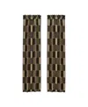 J Queen New York Brando Window Panel Pair, 50" X 84"