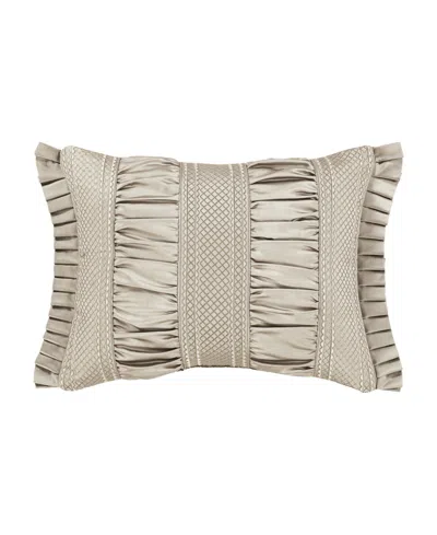 J Queen New York Brunello Boudoir Decorative Pillow, 15" X 20" In Brown