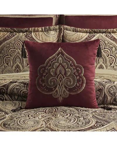 J QUEEN NEW YORK J. QUEEN NEW YORK CALISTOGA 18IN SQUARE EMBELLISHED DECORATIVE THROW PILLOW