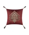 J Queen New York Calistoga Embellished Decorative Pillow, 18" X 18"