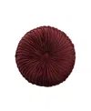 J Queen New York Calistoga Tufted Decorative Pillow, 15" Round