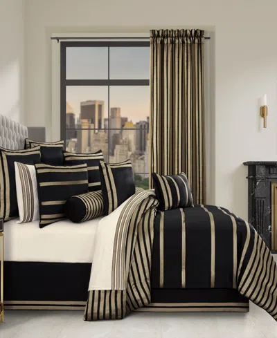 J Queen New York Calvari 4-pc. Comforter Set, King In Black
